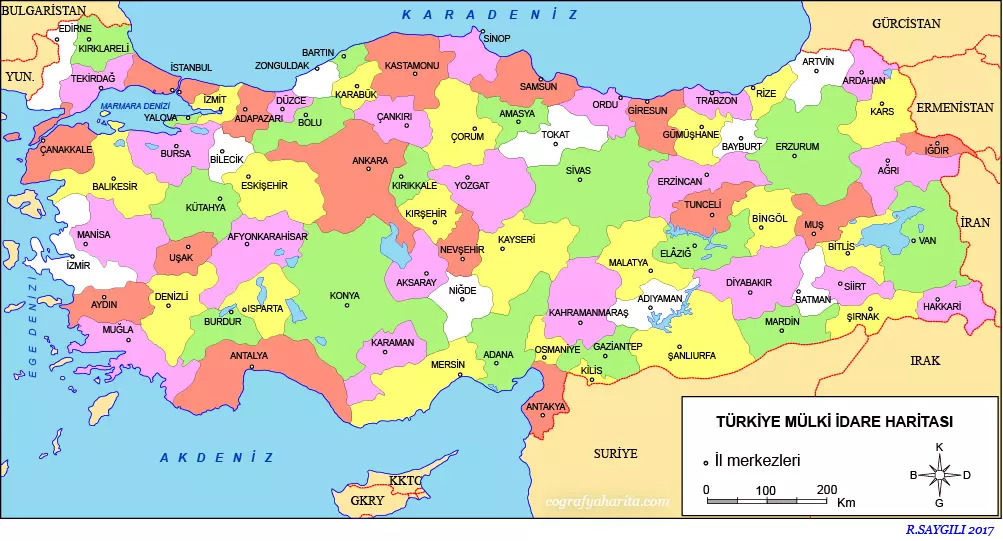 Türkiye Şehir-İlçe-Mahalle sorgulama web servisi